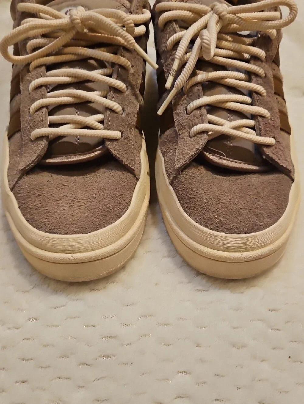 adidas taupe suede